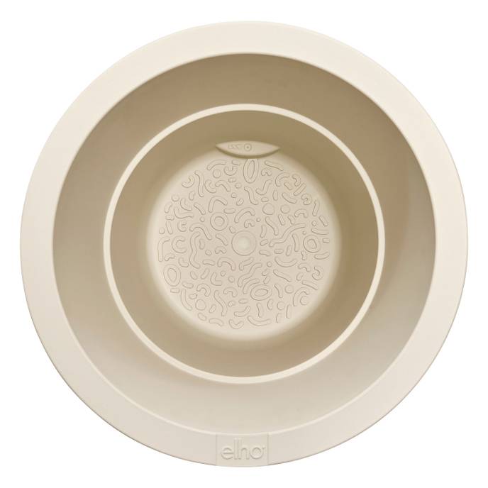 amber grail high 47cm linen white